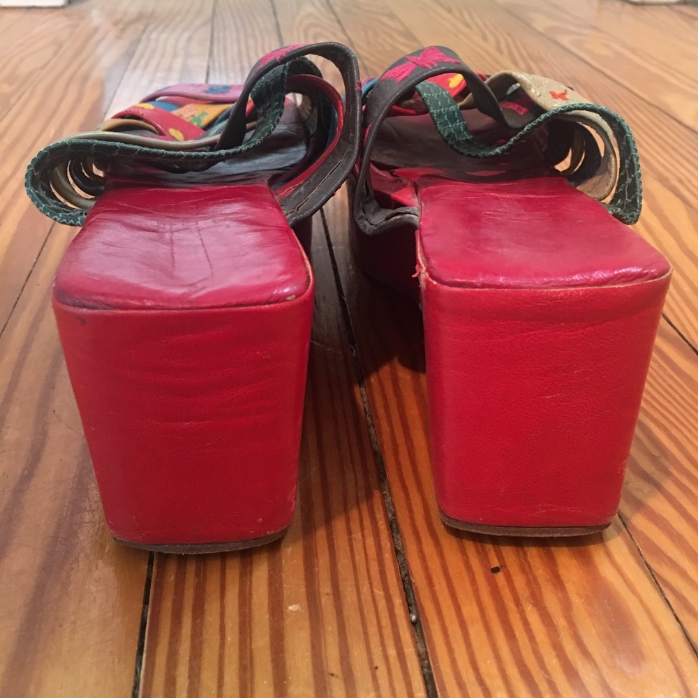 HOST PICK! 70's Vintage YSL Woven Platforms - Size 9 - Picture 6 of 11